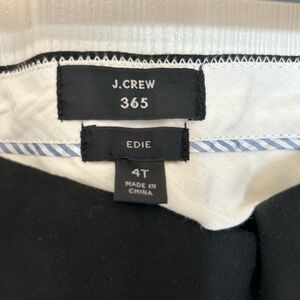 J.Crew Black Edie Trousers